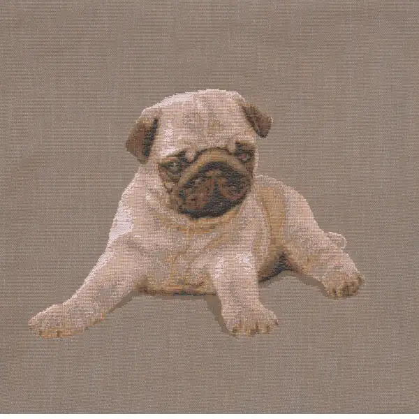 Puppy Pug Grey Cushion Dogs & Cats