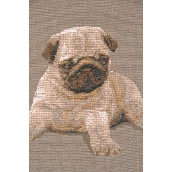 Puppy Pug Grey decorative pillows