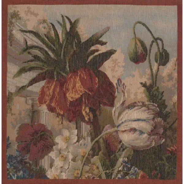 Fleur Exotique Cushion - 19 in. x 19 in. Wool/cotton/others by Jan Frans Van Dael | Close Up 1