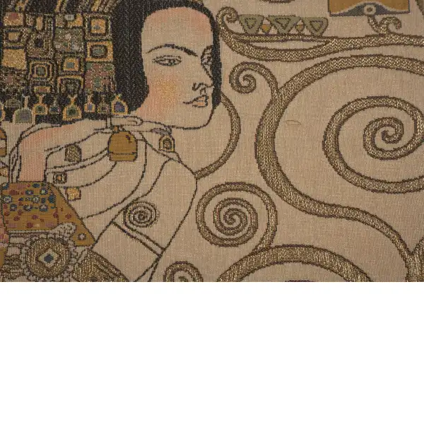L'Attente - Klimt Jour throw pillows