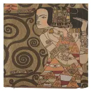 Klimt Or - L'Attente Cushion | Close Up 1