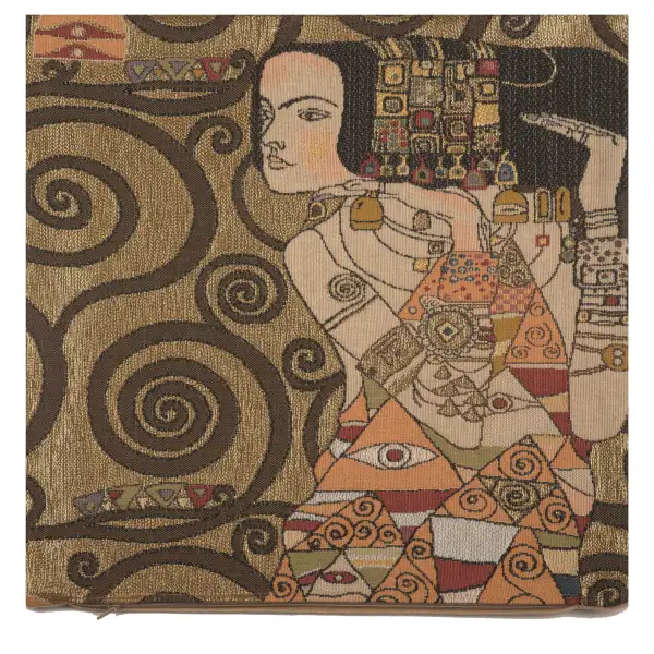 Klimt Or - L'Attente Cushion Art Nouveau Cushions
