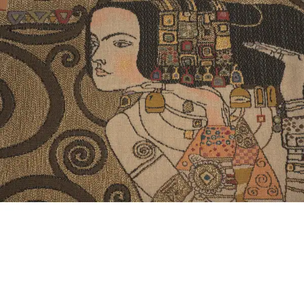 Klimt Or - L'Attente Cushion | Close Up 2