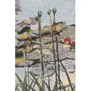 Waterlily Monet's Garden Belgian Tapestry Cushion | Close Up 2
