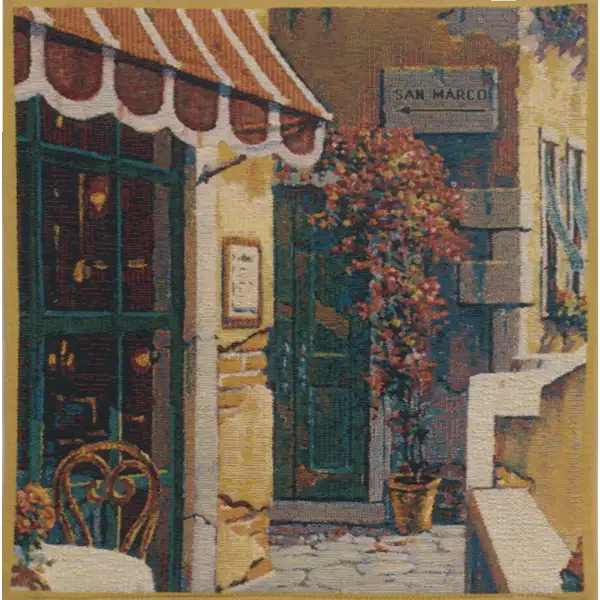 Passage to San Marco I Belgian Tapestry Cushion Homes & Estates