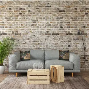 Varenna Reflections Boat Belgian Couch Pillow