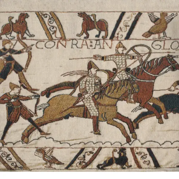 Battle of Hastings 1 Belgian Tapestry Cushion Bayeux Cushions