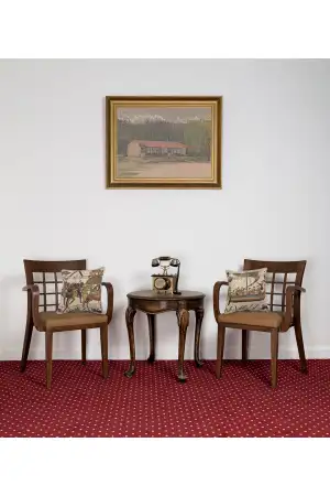 Mont St Michel I Belgian Couch Pillow