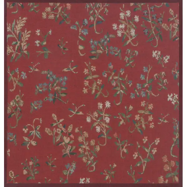 Licorne Mille Fleurs II Belgian Tapestry Cushion Mille Fleur