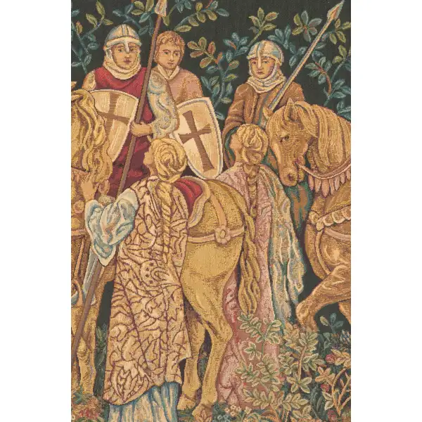 Les Croises 1 Italian Tapestry Pre-Raphaelite Tapestries