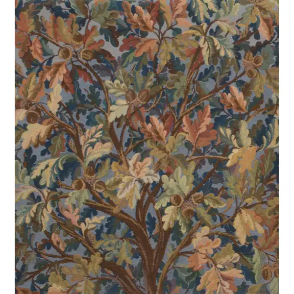 Tree of Life VI Belgian Tapestry Cushion Flora & Fauna