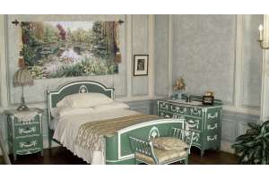Monet's Garden without Border III Flanders Tapestry Wall Hanging