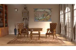 Toledo II Belgian Tapestry Wall Hanging