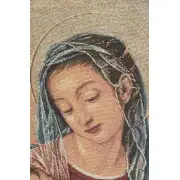 Our Lady Of Divine Providence European Tapestries - 20 in. x 35 in. Cotton/viscose/goldthreadembellishments by Alberto Passini | Close Up 1