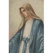 Miraculous Madonna European Tapestries - 22 in. x 43 in. Cotton/viscose/goldthreadembellishments by Alberto Passini | Close Up 1