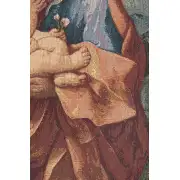 Saint Joseph European Tapestries - 12 in. x 17 in. Cotton/viscose/goldthreadembellishments by Alberto Passini | Close Up 2