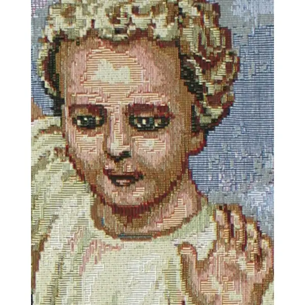 Saint Anthony European Tapestries - 21 in. x 39 in. Cotton/Polyester/Viscose by Charlotte Home Furnishings | Close Up 1