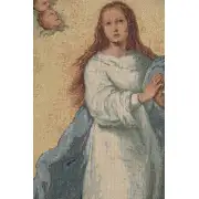 Immaculate Conception European Tapestries - 18 in. x 26 in. Cotton/viscose/goldthreadembellishments by Alberto Passini | Close Up 1