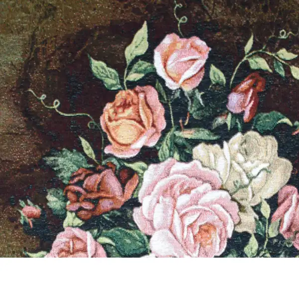 Rose Floral Fine Art Tapestry Decorative Floral Tapestries