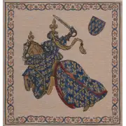 Tournament Of Knights 2 Belgian Cushion Cover - 16 in. x 16 in. Cotton/Viscose/Polyester by Charlotte Home Furnishings | Close Up 1