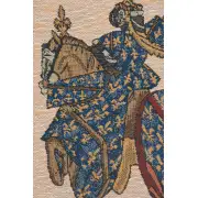 Tournament Of Knights 2 Belgian Cushion Cover - 16 in. x 16 in. Cotton/Viscose/Polyester by Charlotte Home Furnishings | Close Up 2