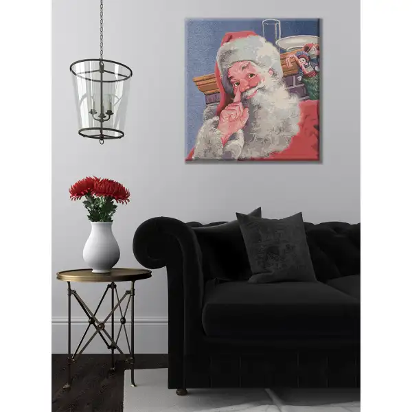 Kringle Nose modern tapestry stretched