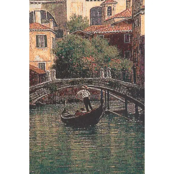 Floating Venice European tapestry stretched