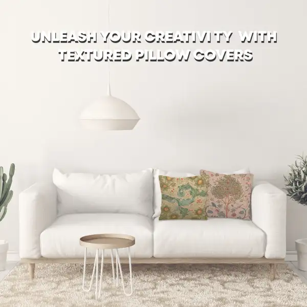 Arabesques w/Orange Tree Light Cushion | Orientation