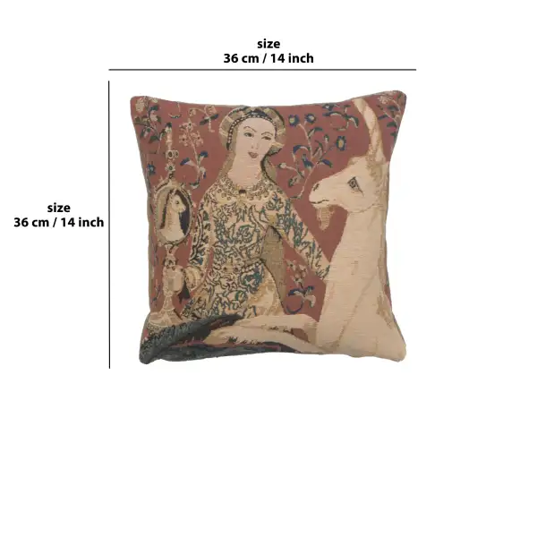Sight Small Belgian Cushion Cover | 14x14 in
