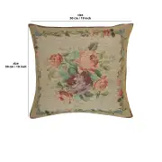 Amboise Floral Medallion Cushion | 19x19 in