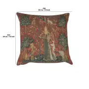 The Touch I Large Cushion - 19 in. x 19 in. Cotton by Charlotte Home Furnishings | 19x19 in