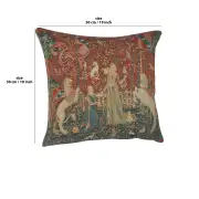 The Taste I Large Cushion - 19 in. x 19 in. Cotton by Charlotte Home Furnishings | 19x19 in