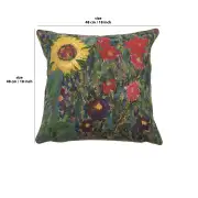 Country Garden B by Klimt Belgian Cushion Cover | 18x18 in