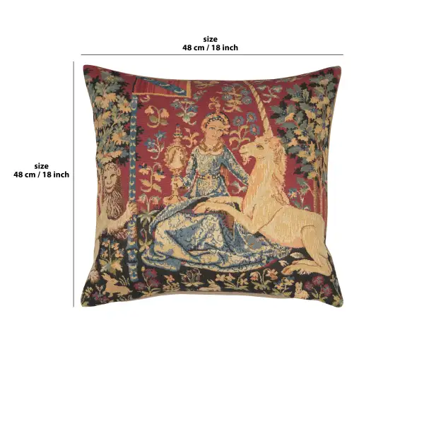 Medieval View Large Cushion Cover