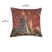 Medieval Touch Large Belgian Cushion Cover | 18x18 in