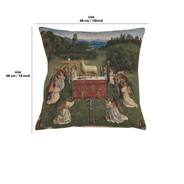 The Lamb of God Belgian Cushion Cover | 18x18 in