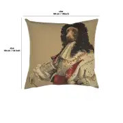 Chien Louis XIV Belgian Cushion Cover | 18x18 in