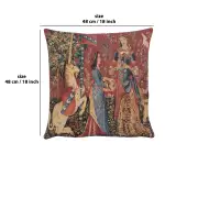 Medieval Smell Belgian Cushion Cover | 18x18 in