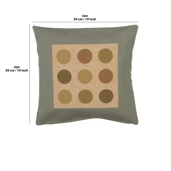 Modern Cushion - 19 in. x 19 in. Cotton by Charlotte Home Furnishings | 19x19 in