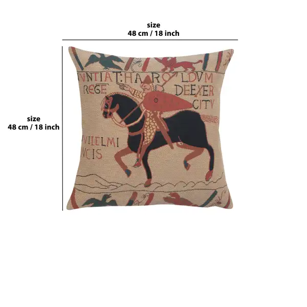 Bayeux Horse throw pillows