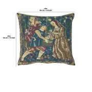 Wine Making I Belgian Cushion Cover - 14 in. x 14 in. Cotton by Charlotte Home Furnishings | 14x14 in
