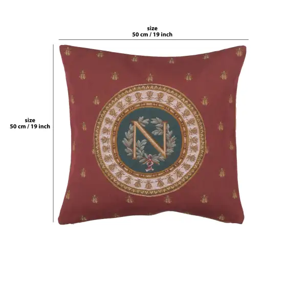 Red Napoleon cushion covers