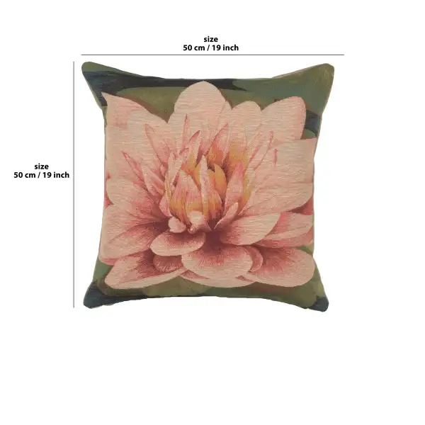Water Lilly Flower throw pillows