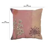 Springtime Blossoms Cushion - 18 in. x 18 in. Cotton by Charlotte Home Furnishings | 18x18 in