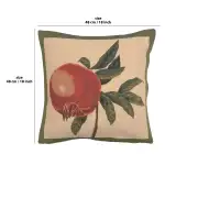 Pomegranate Belgian Cushion Cover | 18x18 in