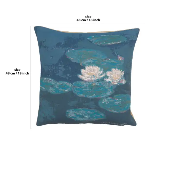 Monets Lily Pads decorative pillows