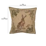 The Hare I Cushion | 19x19 in