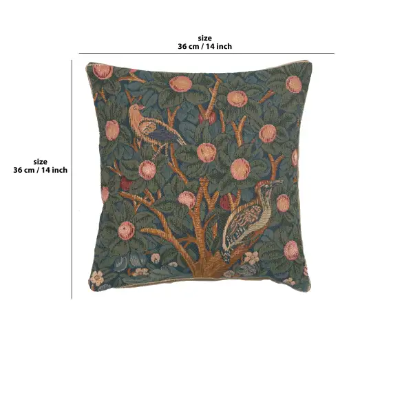 Le Pic Vert Cushion - 14 in. x 14 in. Cotton by William Morris | 14x14 in