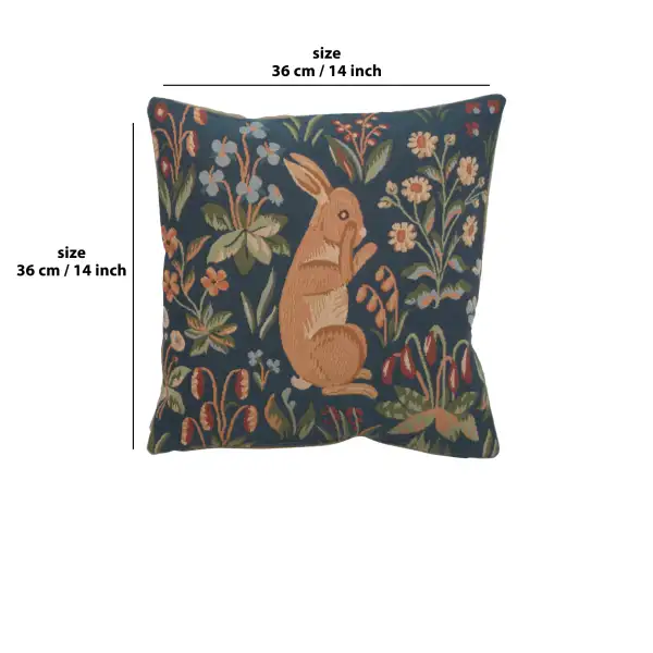 Medieval Rabbit Standing Cushion Cover