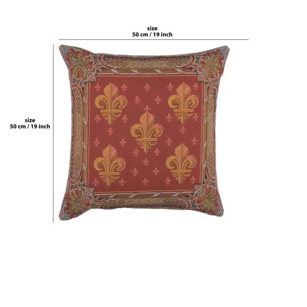 Lys flower In Red I cushion covers